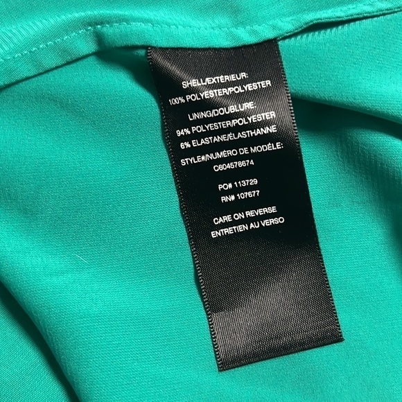 NWT Beautiful Alice & Olivia Turquoise dress - Picture 7 of 7